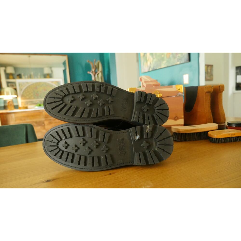 Grant Stone Brass Boot Black Chromexcel 12D - Picture 9 of 10